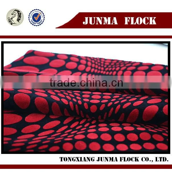 Red and Black China Supplier Flock on Flock 3d Bed Cover Set