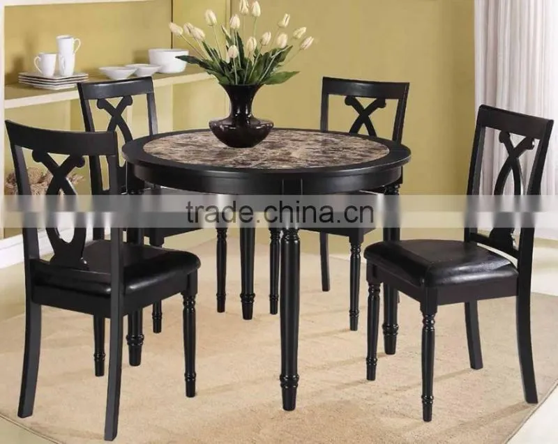 Chinese wooden chair button tufted for restaurant dining room
