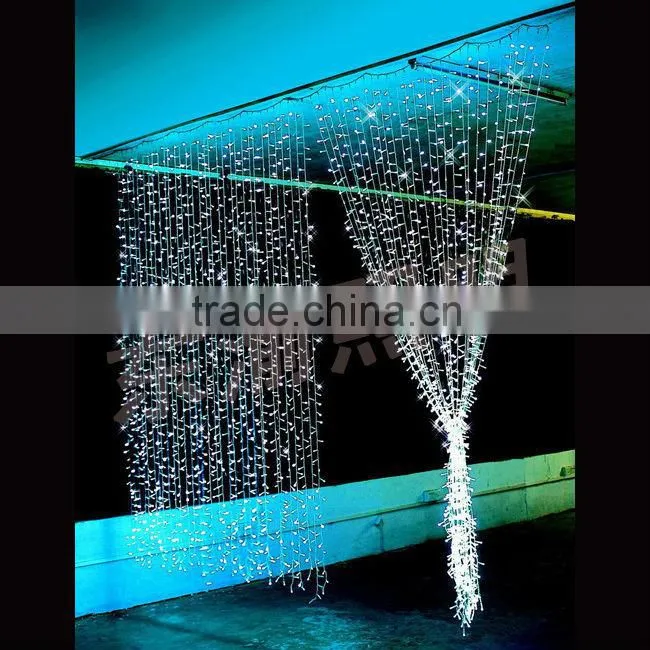 LED low power series connection curtain string light