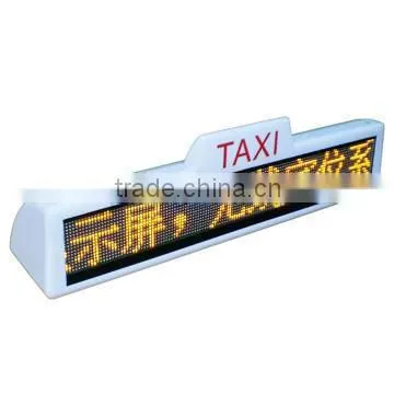 High brightness rolling message taxi roof led billboard