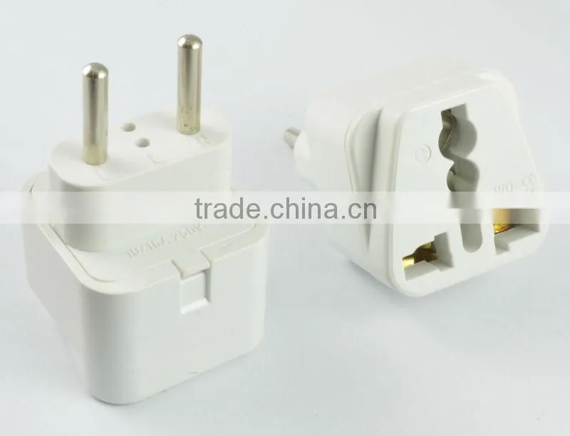 Top sale alibaba China south africa to European plug adaptor