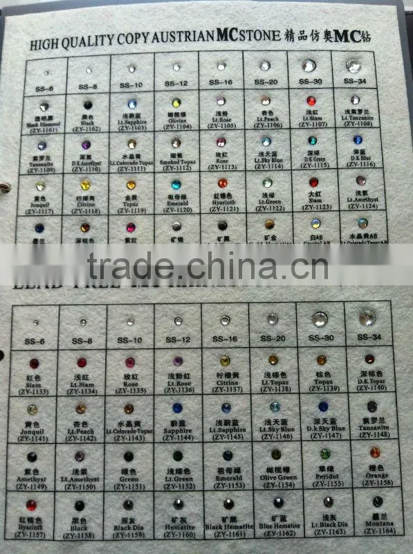 High Quality Copy Austrian MC stone
