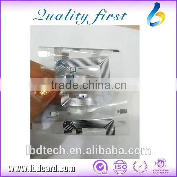 Factory 5*5 or 4*8 UHF RFID Inlay/Impinj M4 Dry Inlay
