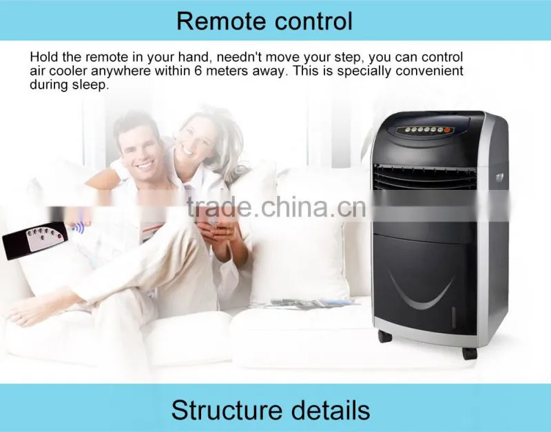 Digital Control Air Cooler With Casters