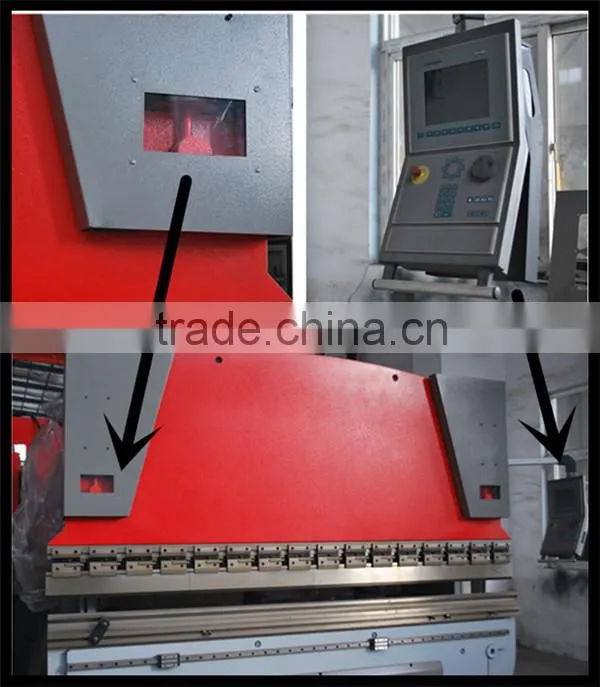 Hydraulic CNC Press Brake machine to bend the plexiglass WC67K-160T/4000