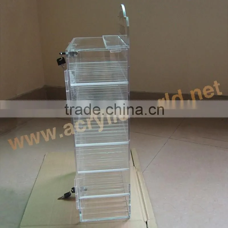 3 tier 24 holes stand e cigarette display cabinet