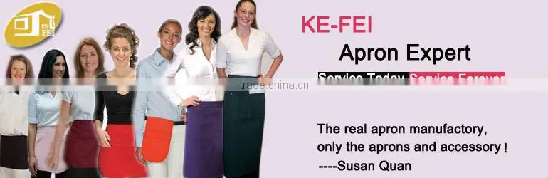 100% Polyester with Pockets Red Aprons