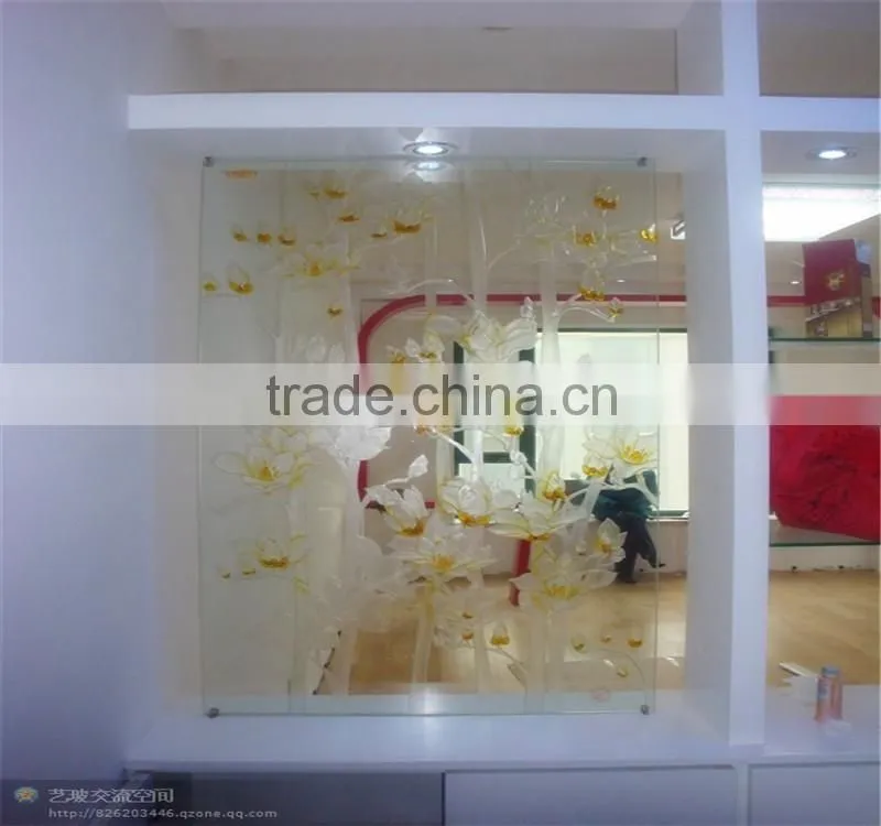 decorative art glass for partition