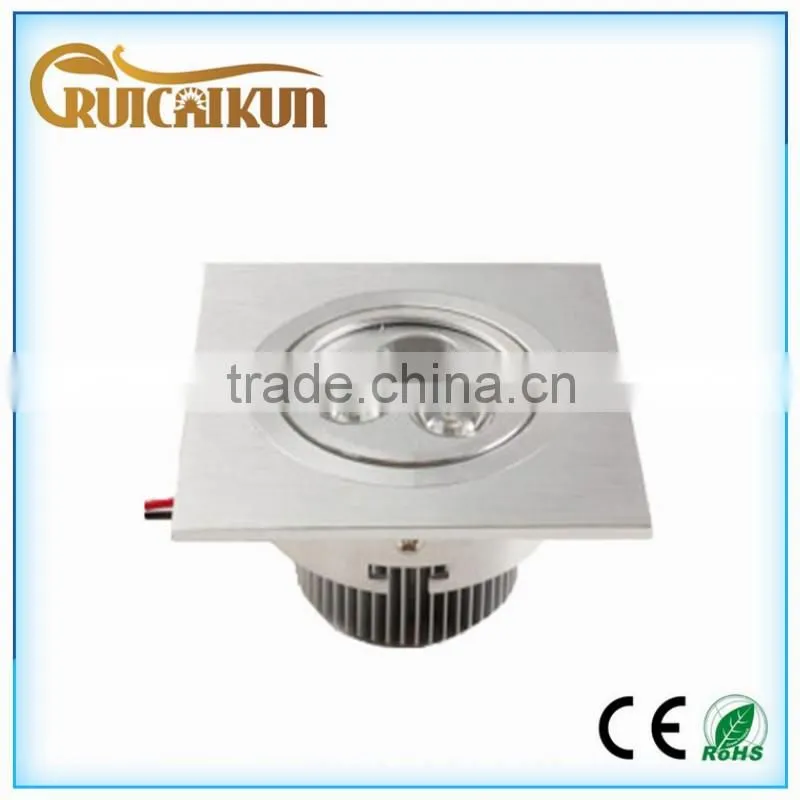 chinese factory 3w recessed downlight square led spot embed ceiling led