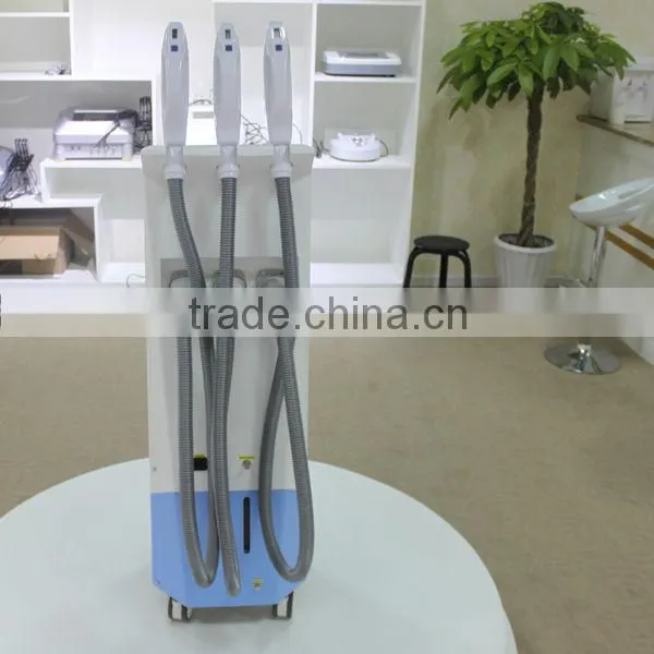 TOP SALES!! NUBWAY new design good quality 3 handles ipl handpiece skin treatment system for sale