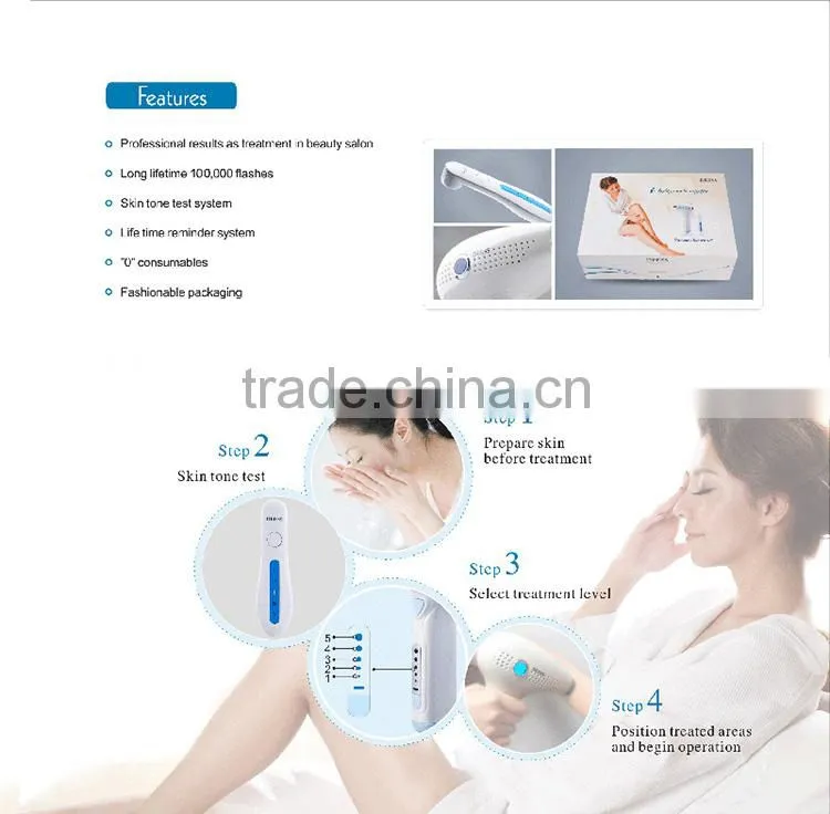 IPL Hair Removal Device(iLight) at home use 150,000 shots