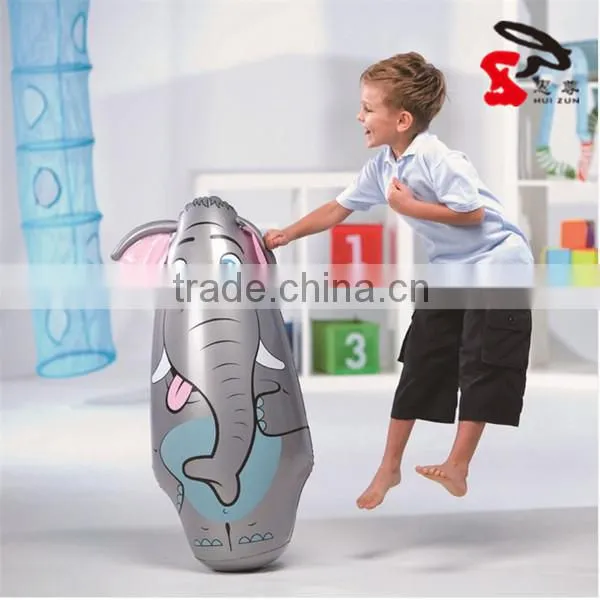 Kids Children 3D inflatable bop bag,inflatable tumbler