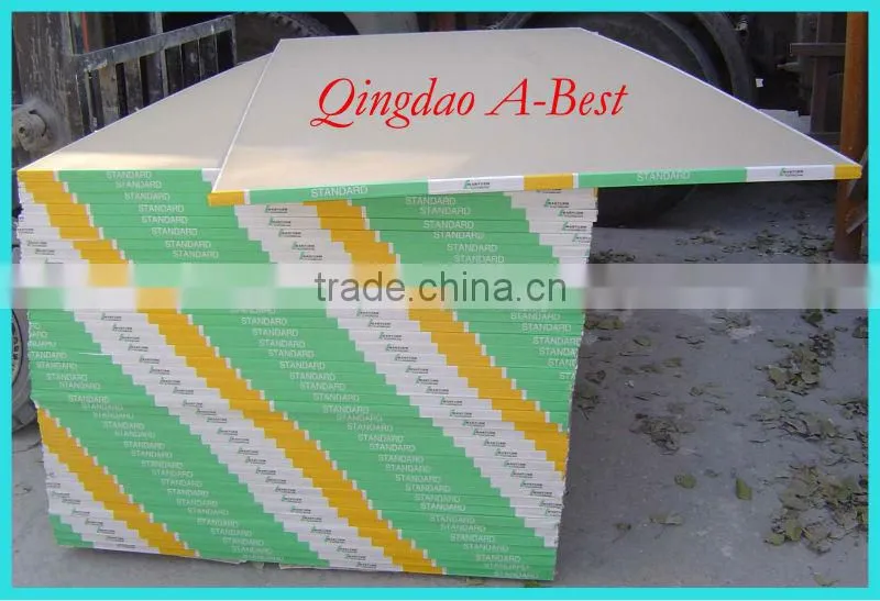 9mm Gypsum board for partition wall