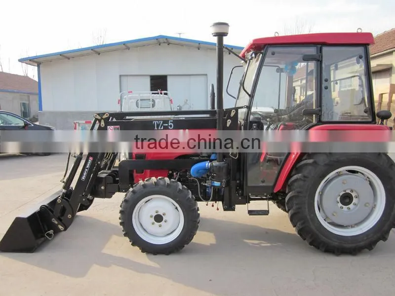 55hp tractor with front end loader and backhoe