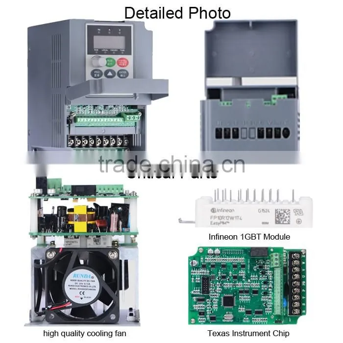 Cheapest China 1.5KW Variable Frequency Inverterfor submersible pump solar pump controller inverter
