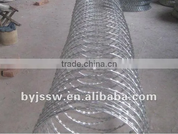 hot-dipped galvanized razor barbed wire