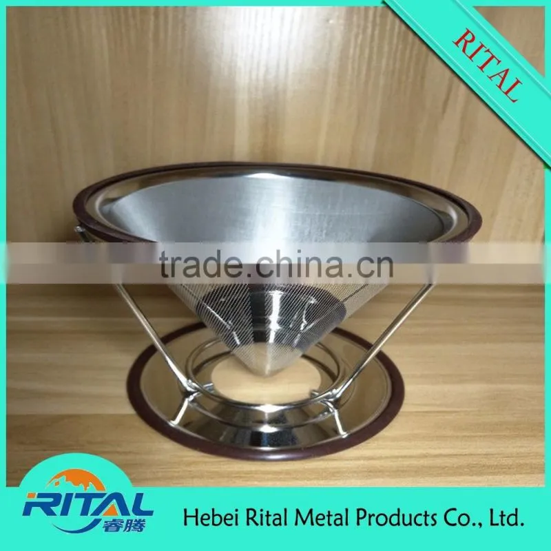 Pour Over Cone Coffee Dripper Maker with Stand