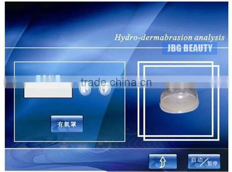 JBG-027 Professional Multifunction RF Hydro-dermabrasion Analysis Water Oxyge Jet Peel Wrinkle Removal Anti Aging Machine