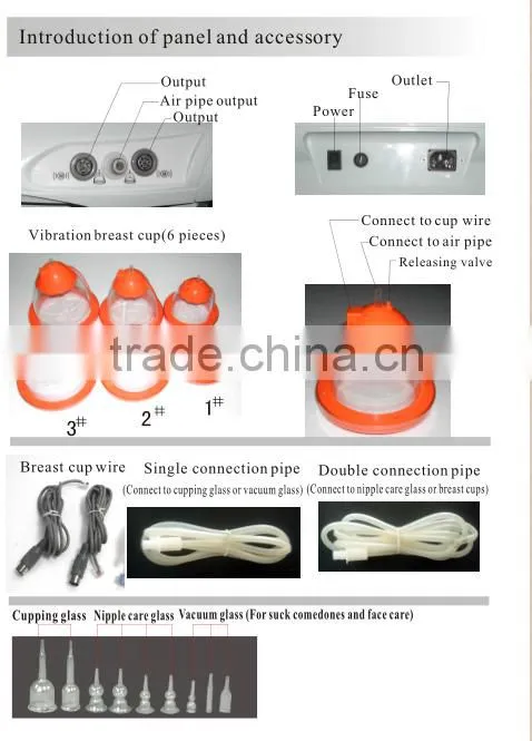 Home use body beauty breast enhancement breast care machine for personal use