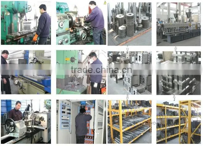 PP/PA+ EPDM parallel plastic granulator machine