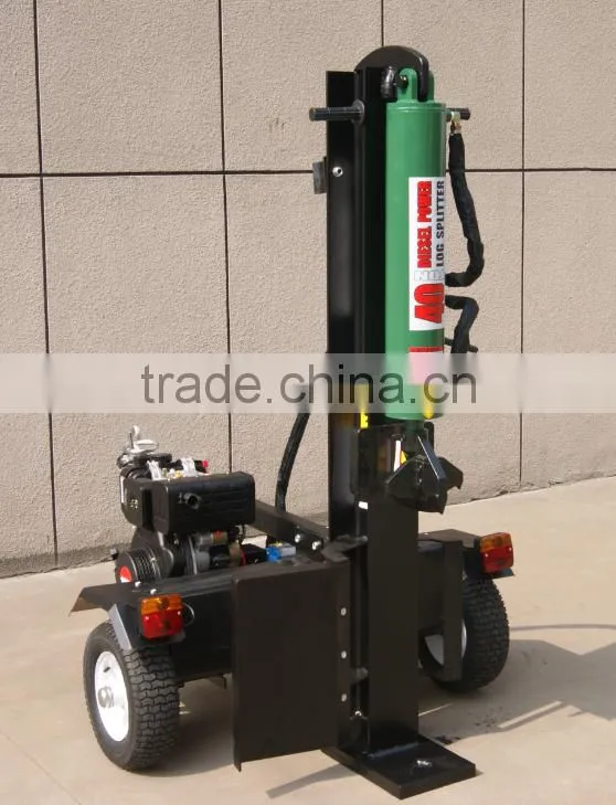 Gasonline 40Ton log splitter / wood split equipment