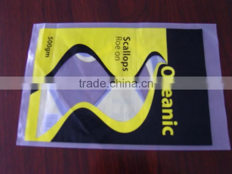 LDPE transparent plastic flat bags