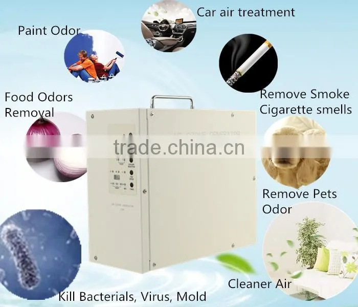 2017 oem air purifier dental office ozon generator 7g air hotel odor cleaner