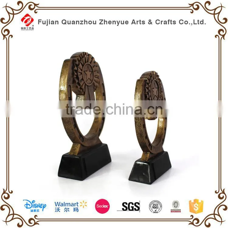 2015 cheapest polyresin sports trophy cup