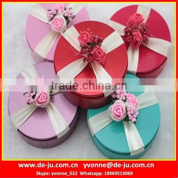 Wedding Box Heart Shaped Candy Tins