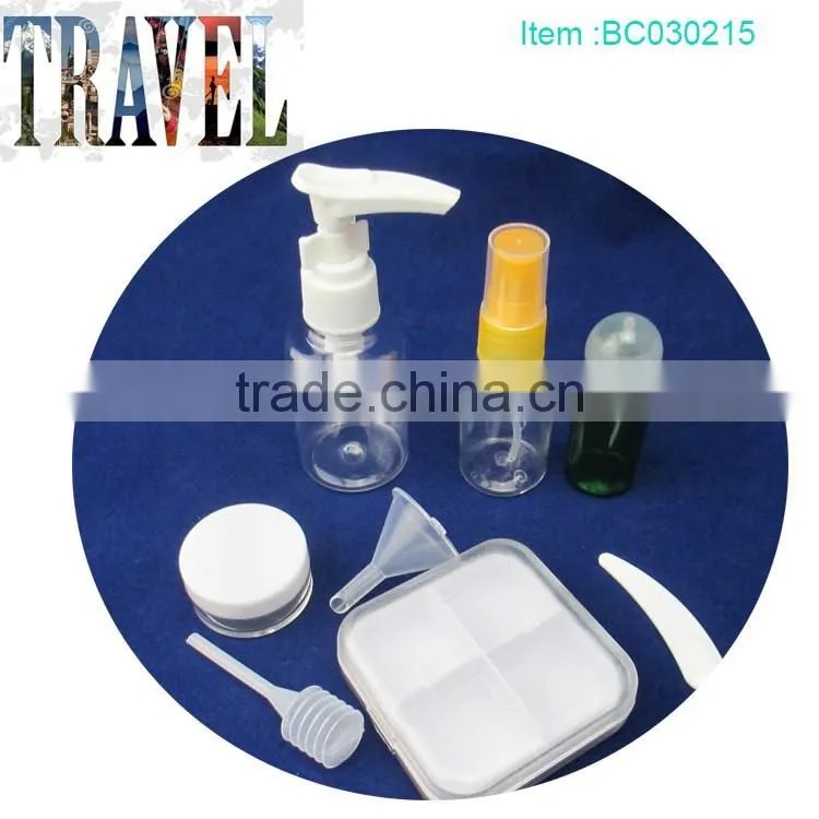Cheap promotional plastic traveling containers