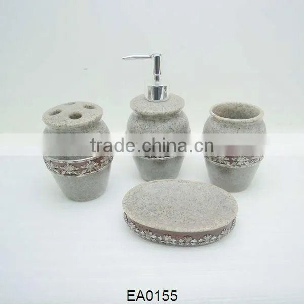 EA0033WB antique style natural stone hotel toilet waste bin