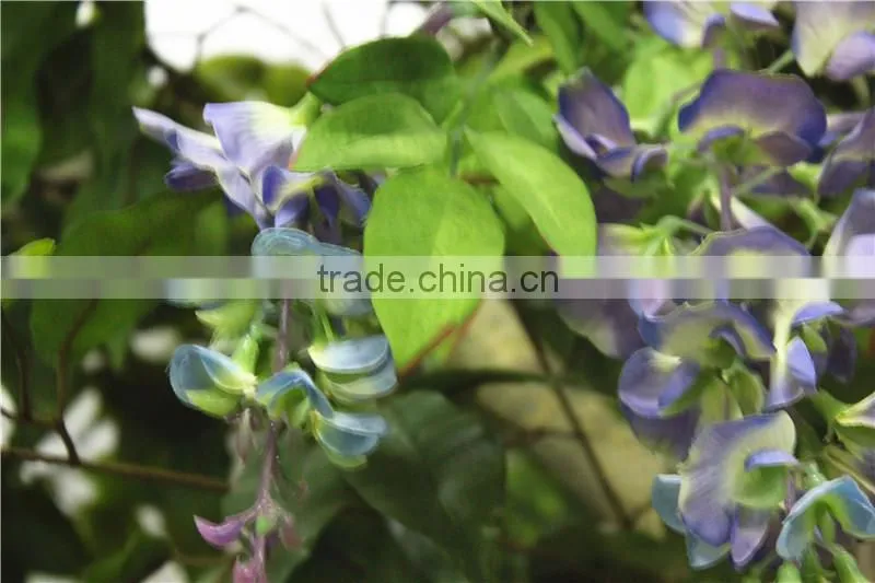 Home garden deco 50cm to 400 cm hight artificial purple large Chinese wistaria EDHS1501 1602