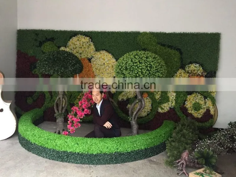 milan grass wall greenery fake assorted plant wall