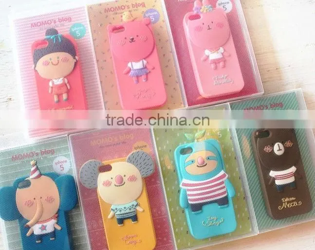 3D or 2D effected silicone phone case