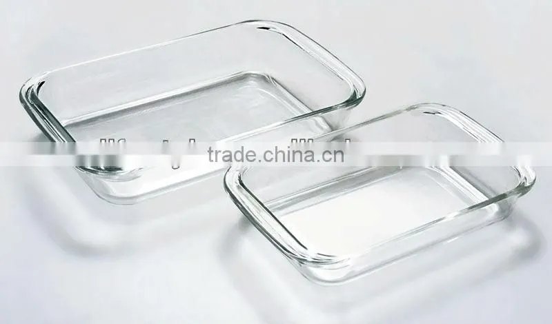 Pyrex High Borosilicate glass baking dish,Rectangular shape Baking tray