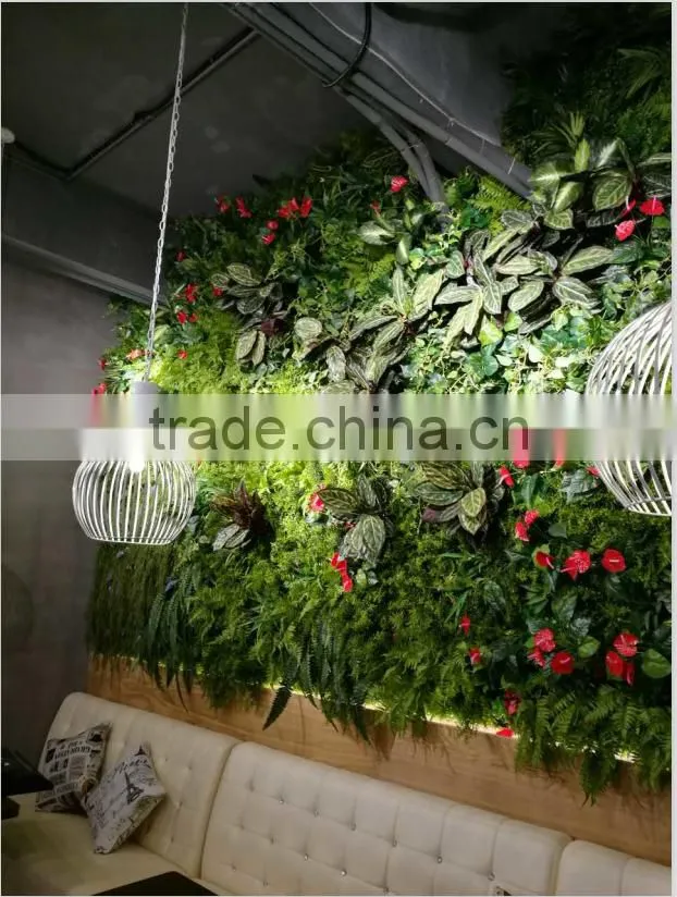 vertical garden green plants wall,hot sale artificial plant wall/green backdrop