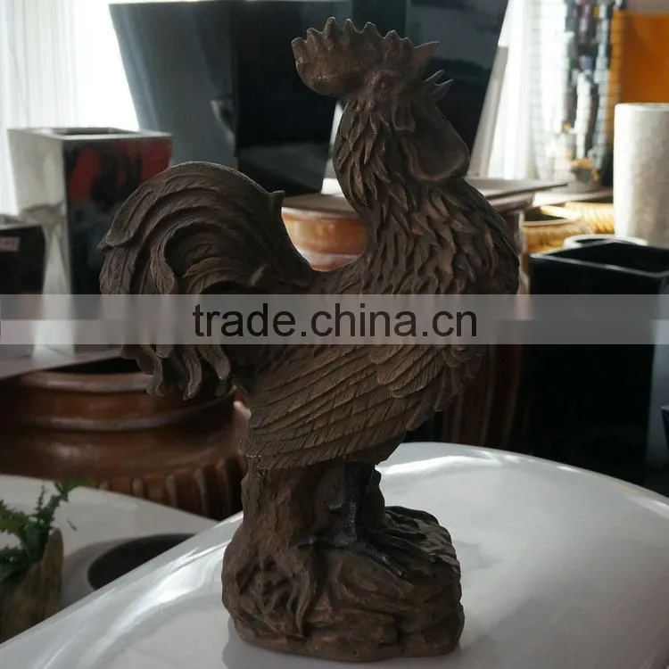 Customized fiberglass cock statue