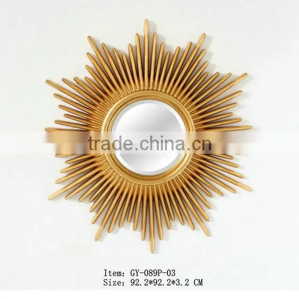 Unique living room Starburst wall mirror GY-089P-04
