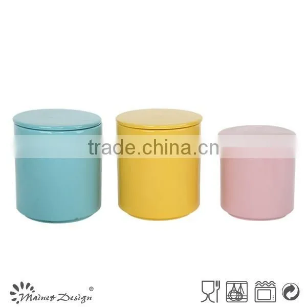 Wholesale ceramic modern storage Jars with lid