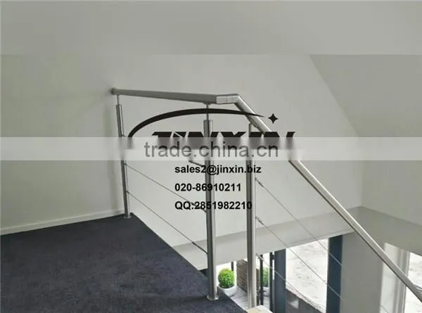 JINXIN 304/316/316L good looking stainless steel cable railing systems cable railing hardware