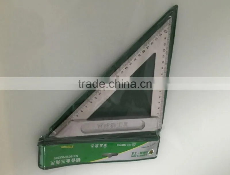Berrylion Triangle Ruler 200mm Engineer Ruler Scale Ruler