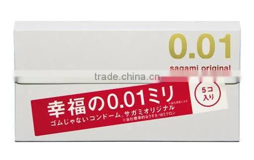 Japanese Male Contraceptive device Sagami 001 condom 0.01 for wholesale