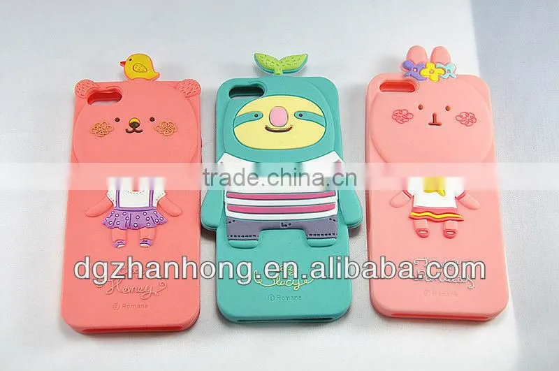 Phone protector: 3D animal shape cell phone case for nokia c1-01