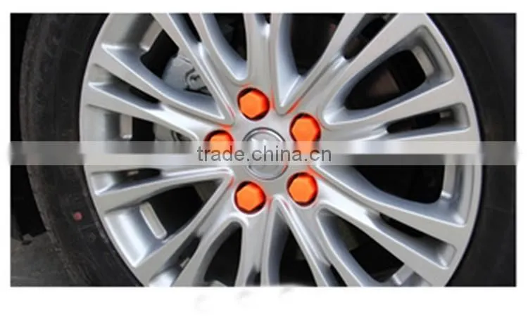 Made in china wheel bolt&nut wheel nut cover silicone car wheel lug nut cover