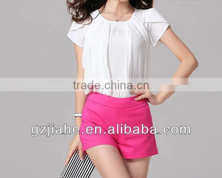 2014 Hot sale fluor short pant ,women pants