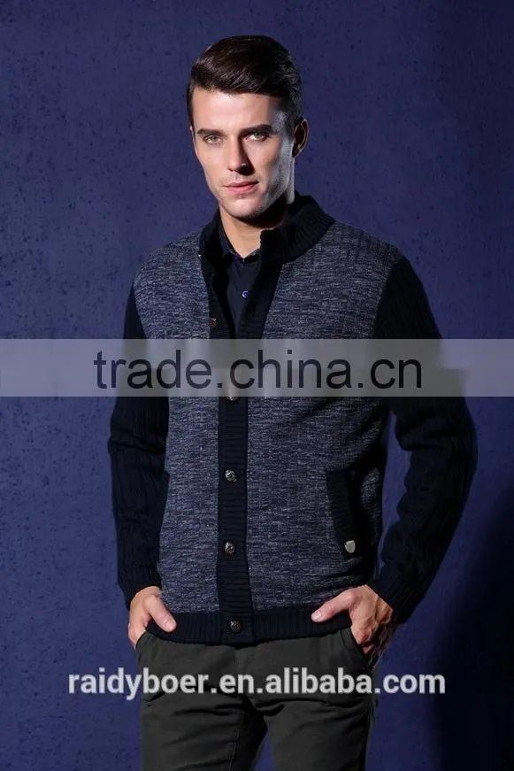 Men's high quality cardigan sweater