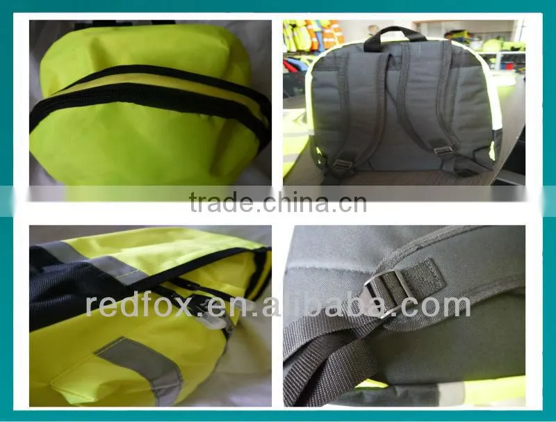 custom high quality durable safety backpack