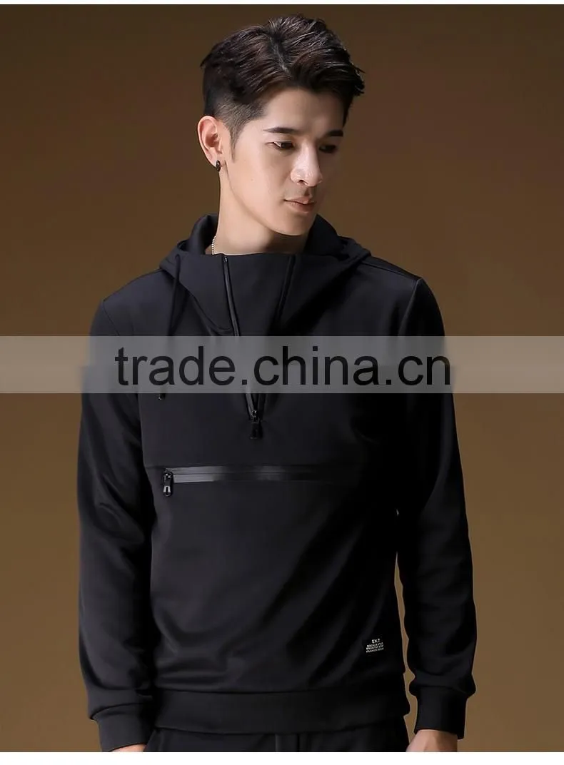 Promotion Hot Sale Polyester Korean Silk Hoodies for Men China Wholesale Plain Custom Print XN-PS16009