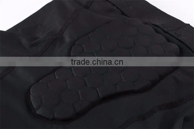 Spandex compression basketball padded shirt