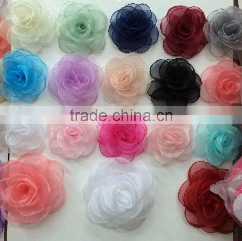 Fashion cheap artificial rose flower ornamennt heads wholesale flower factory